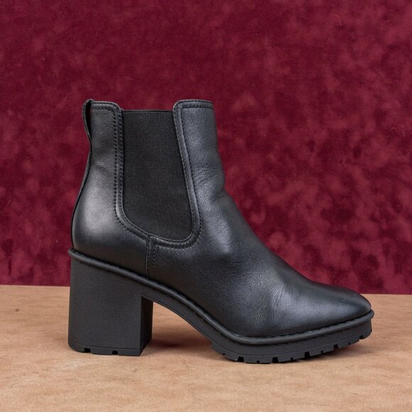 Vince Women Henderson Waterproof Chelsea Black Leather Boots sz 10US EUR 40 - Picture 3 of 8